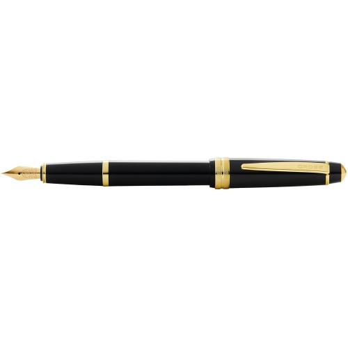 Перьевая ручка Cross Bailey Light Polished Black Resin and Gold Tone; - купить необычные подарки в Воронеже