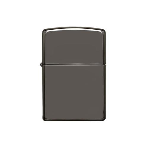 Зажигалка ZIPPO Classic с покрытием Black Ice, латунь/сталь, чёрная, глянцевая; - купить необычные сувениры в Воронеже