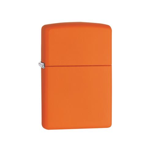 Зажигалка ZIPPO Classic с покрытием Orange Matte, латунь/сталь, оранжевая, матовая; - купить бизнесс-сувениры в Воронеже