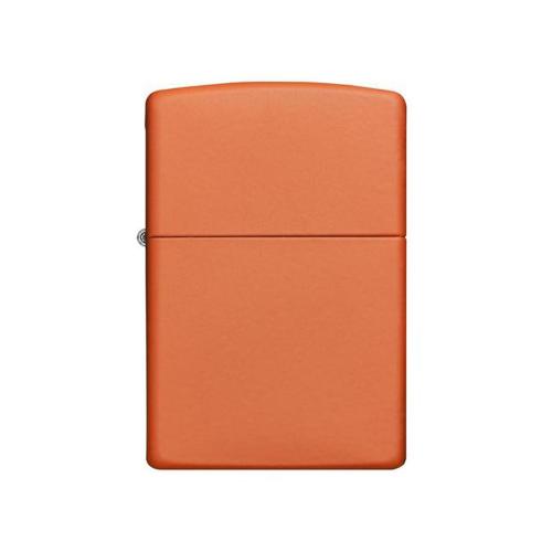 Зажигалка ZIPPO Classic с покрытием Orange Matte, латунь/сталь, оранжевая, матовая; - купить необычные подарки в Воронеже