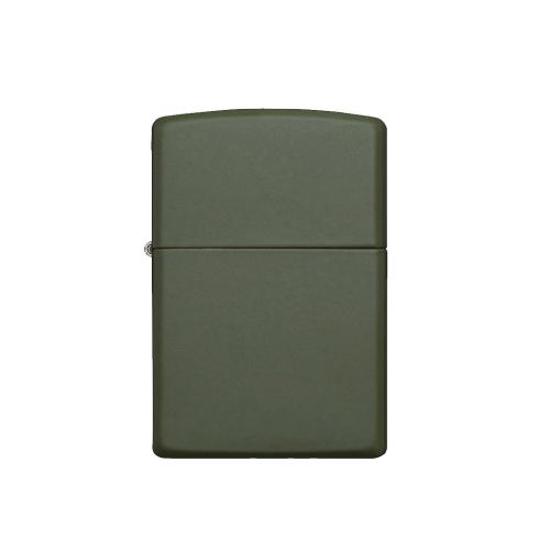 Зажигалка ZIPPO Classic с покрытием Green Matte, латунь/сталь, зелёная, матовая; - купить необычные подарки в Воронеже