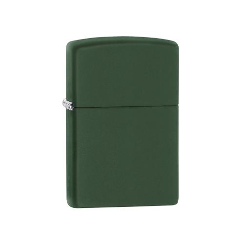 Зажигалка ZIPPO Classic с покрытием Green Matte, латунь/сталь, зелёная, матовая; - купить бизнесс-сувениры в Воронеже