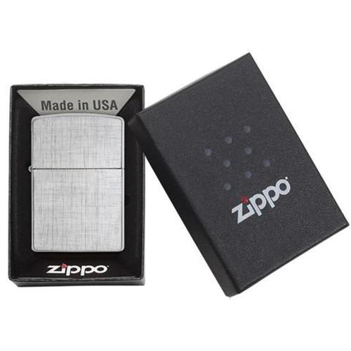 Зажигалка ZIPPO Classic с покрытием Brushed Chrome, латунь/сталь, серебристая, матовая; - купить подарки с логотипом в Воронеже