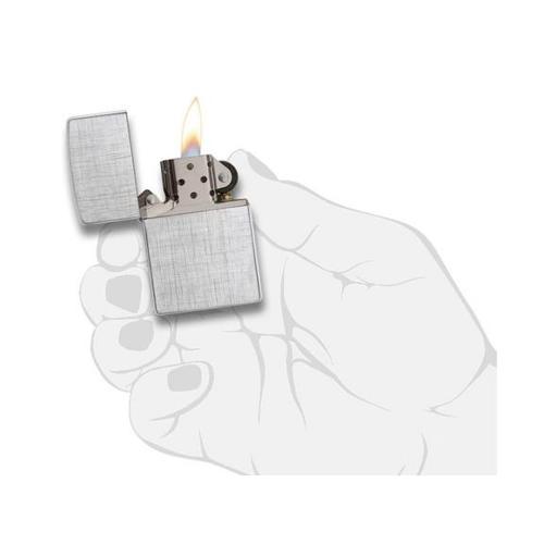 Зажигалка ZIPPO Classic с покрытием Brushed Chrome, латунь/сталь, серебристая, матовая; - купить именные сувениры в Воронеже