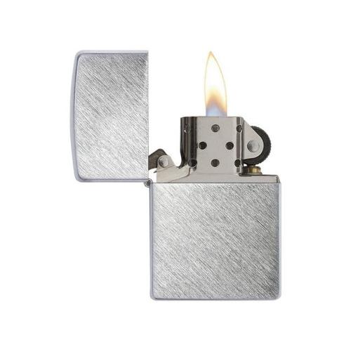 Зажигалка ZIPPO с покрытием Herringbone Sweep, латунь/сталь, серебристая, матовая; - купить необычные сувениры в Воронеже