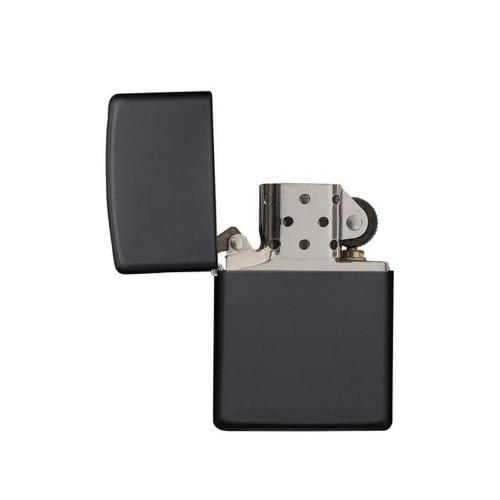 Зажигалка ZIPPO Classic с покрытием Black Matte, латунь/сталь, чёрная, матовая; - купить необычные сувениры в Воронеже