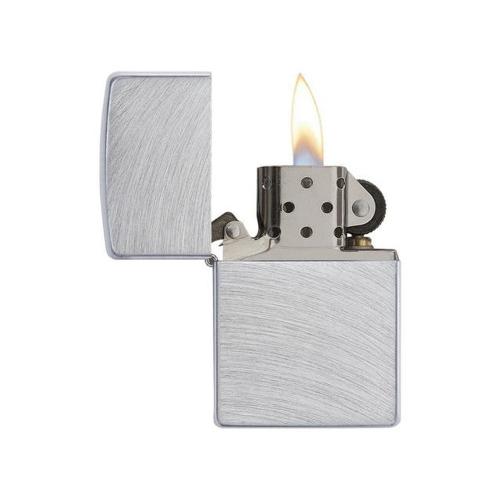 Зажигалка ZIPPO Classic с покрытием Chrome Arch, латунь/сталь, серебристая, матовая; - купить необычные сувениры в Воронеже