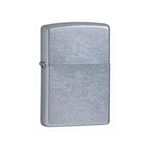 Зажигалка ZIPPO Classic с покрытием Street Chrome™, латунь/сталь, серебристая, матовая; - купить бизнесс-сувениры в Воронеже