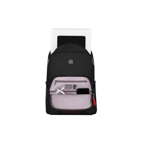 Рюкзак WENGER Motion 15.6, черный, нейлон, 31x17x42 см; - купить именные сувениры в Воронеже