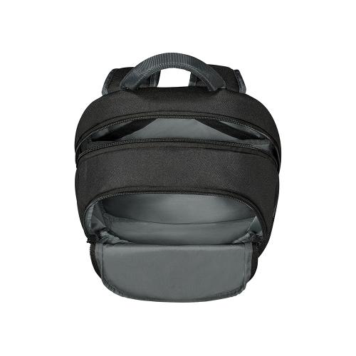 Рюкзак WENGER Trayl 15.6, чёрный, переработанный ПЭТ, 34 x 20 x 45 см; - купить подарки с логотипом в Воронеже