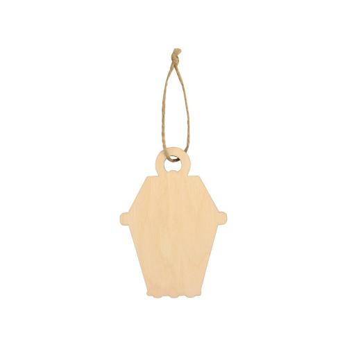 Подвеска деревянная Новогодний фонарик; - купить необычные сувениры в Воронеже