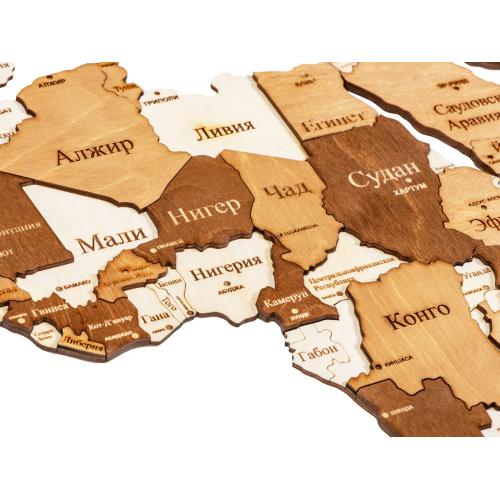 Интерьерная карта мира World; - купить именные сувениры в Воронеже