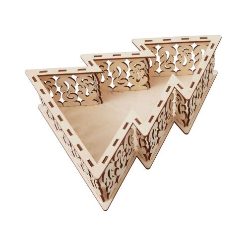 Шкатулка из фанеры в виде елки Firytale ; - купить необычные сувениры в Воронеже