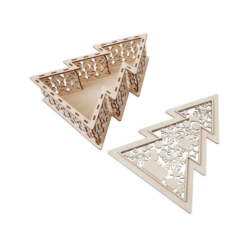 Шкатулка из фанеры в виде елки Firytale ; - купить необычные подарки в Воронеже