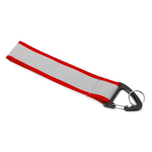 Светоотражающий брелок Reflector, серебристый/красный