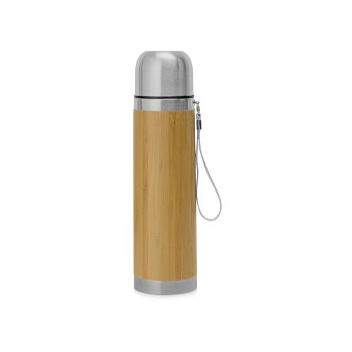 Вакуумный термос из бамбука Ямал Bamboo; - купить подарки с логотипом в Воронеже