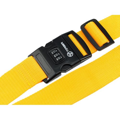 Ремень для чемодана Torber, желтый; - купить необычные подарки в Воронеже