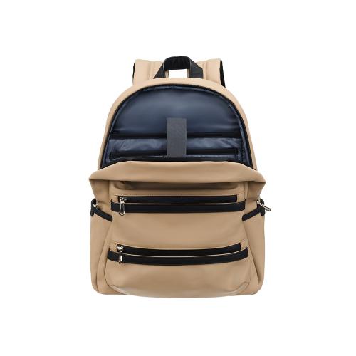 Рюкзак TORBER НОВА с отделением для ноутбука 14.1, бежевый, полиэстер, 31,5 х 12,5 х 39; - купить подарки с логотипом в Воронеже