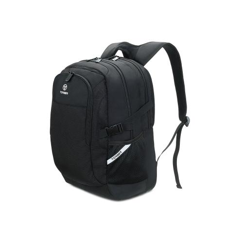 Рюкзак TORBER МЕГАПОЛИС с отделением для ноутбука 16, чёрный, полиэстер; - купить необычные подарки в Воронеже