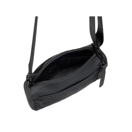 Сумка через плечо TORBER НОВА, черный, нейлон/полиэстер, 25 х 17 х 9; - купить подарки с логотипом в Воронеже