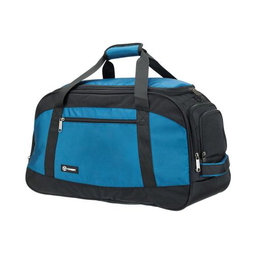 Сумка спортивная TORBER, синий/черный, полиэстер; - купить необычные сувениры в Воронеже