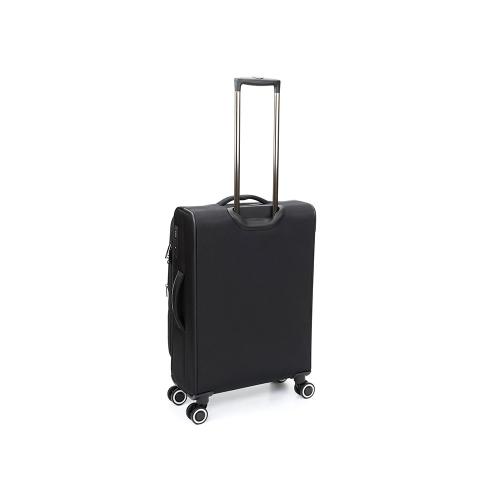 Чемодан TORBER НЕРО, чёрный, переработанный ПЭТ, 44 х 25 х 67 см; - купить необычные сувениры в Воронеже