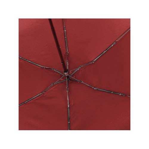Зонт складной женский TORBER, механика, 5 сложений, красный, каркас алюминий, эпонж, пластиковая ручка; - купить именные сувениры в Воронеже