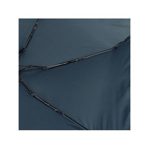 Зонт складной женский TORBER, механика, 5 сложений, синий, каркас алюминий, эпонж, пластиковая ручка; - купить подарки с логотипом в Воронеже