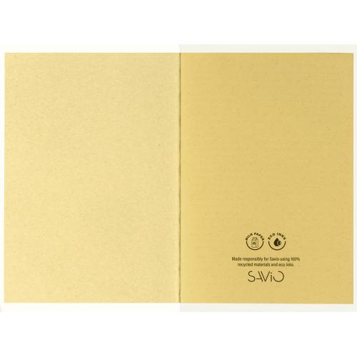 Блокнот А5 Marsilea из переработанного бамбука, 40 листов, гибкая обложка; - купить необычные подарки в Воронеже