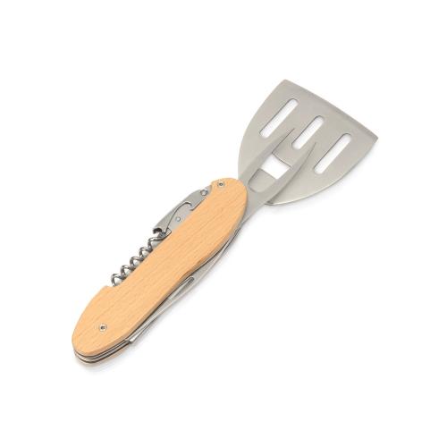 BBQ мультитул Blade 5в1 с деревянными ручками; - купить необычные подарки в Воронеже