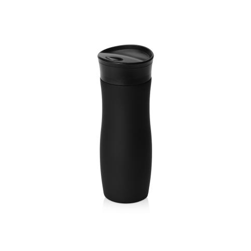 Вакуумная термокружка с кнопкой Streamline, Waterline, soft-touch; - купить необычные подарки в Воронеже
