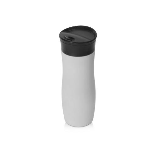 Вакуумная термокружка с кнопкой Streamline, Waterline, soft-touch; - купить необычные подарки в Воронеже