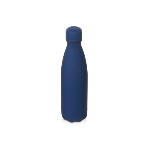 Вакуумная термобутылка Vacuum bottle C1, soft touch, 500 мл, темно-синий