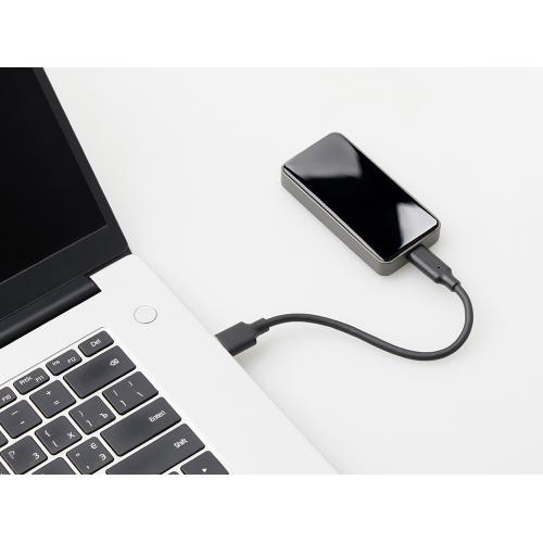 Внешний SSD диск с подсветкой гравировки  Слэш; - купить подарки с логотипом в Воронеже