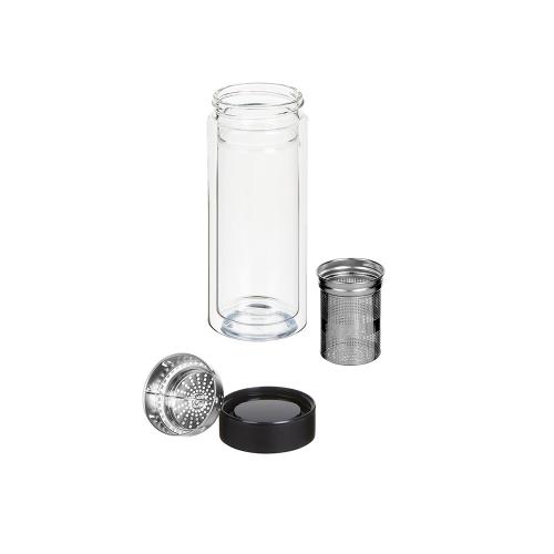 Стеклянная термобутылка Glassir, 500мл; - купить необычные подарки в Воронеже