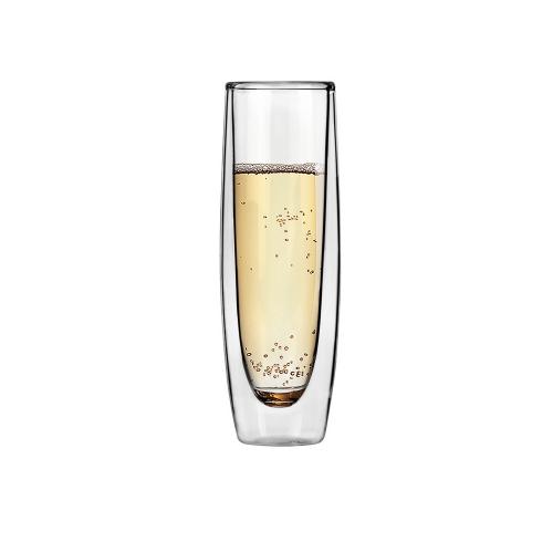 Бокал-флют для шампанского Brut с двойными стенками; - купить необычные подарки в Воронеже