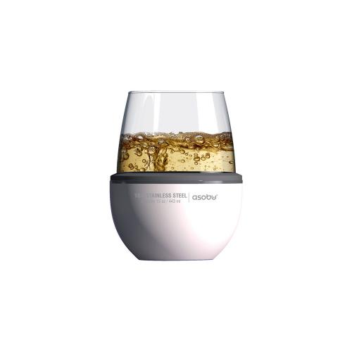 Тумблер для вина WINE KUZIE, белый