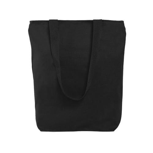 Сумка на молнии Zipper из хлопка 280 г c карманом на молнии спереди; - купить необычные сувениры в Воронеже