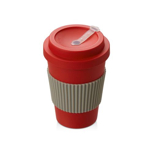 Термокружка Muffin из натуральных волокон, красный