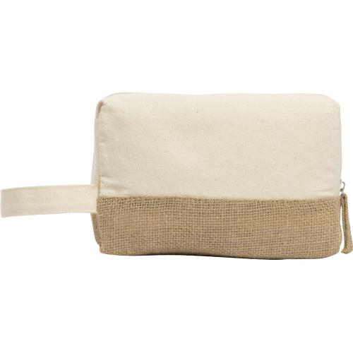 Косметичка Jute с ручкой из хлопка и джута; - купить необычные сувениры в Воронеже
