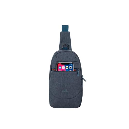 RIVACASE 7711 dark grey сумка слинг для мобильных устройств /12; - купить именные сувениры в Воронеже