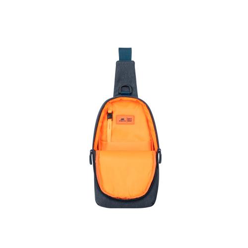 RIVACASE 7711 dark grey сумка слинг для мобильных устройств /12; - купить подарки с логотипом в Воронеже