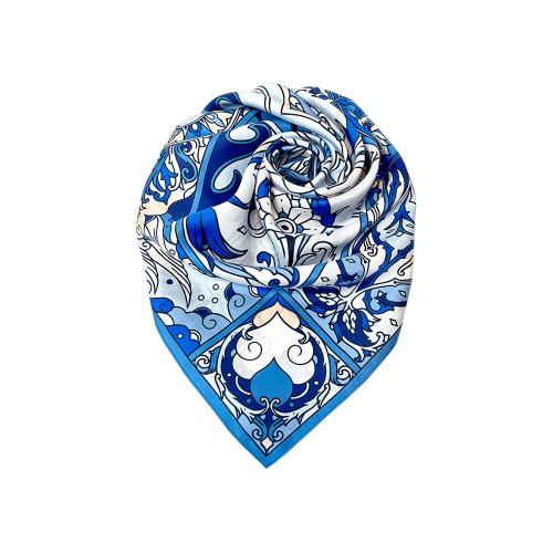 Платок Царевна-Лебедь 100% шелк; - купить необычные подарки в Воронеже