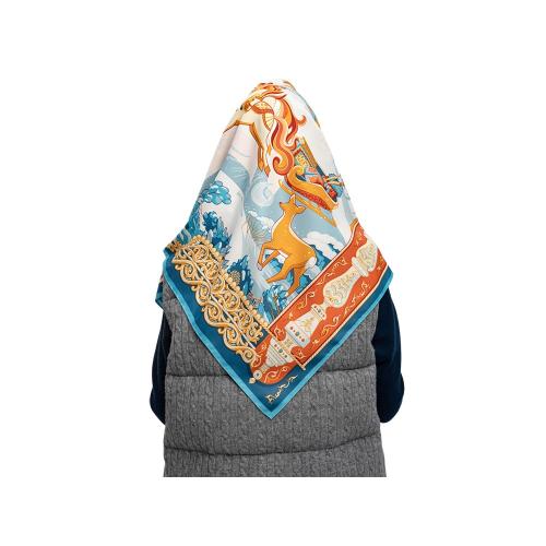 Платок Русская зима; - купить подарки с логотипом в Воронеже