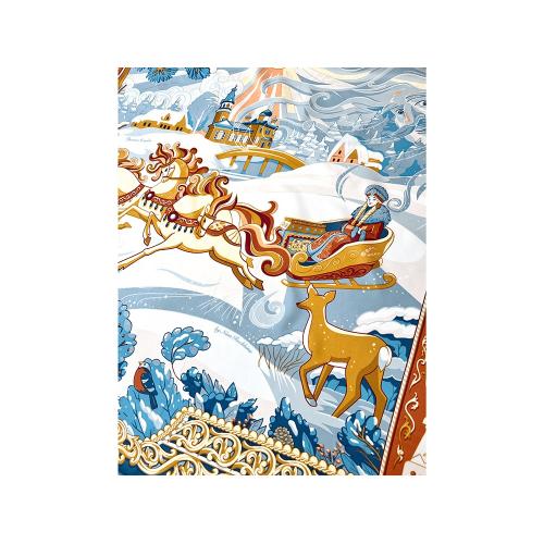 Платок Русская зима; - купить необычные сувениры в Воронеже