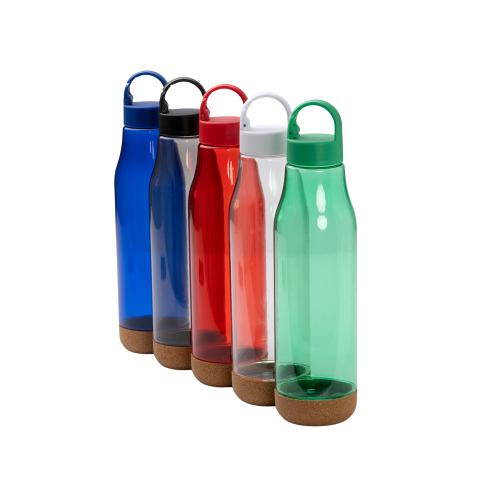 Бутылка Basti с пластиковым корпусом и пробковым дном; - купить необычные подарки в Воронеже