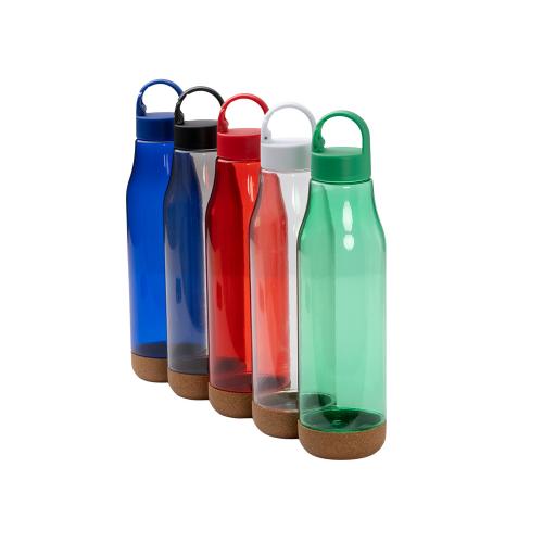 Бутылка Basti с пластиковым корпусом и пробковым дном; - купить необычные подарки в Воронеже