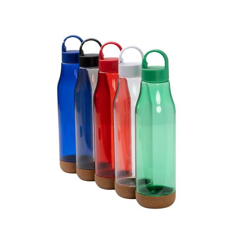 Бутылка Basti с пластиковым корпусом и пробковым дном; - купить необычные подарки в Воронеже