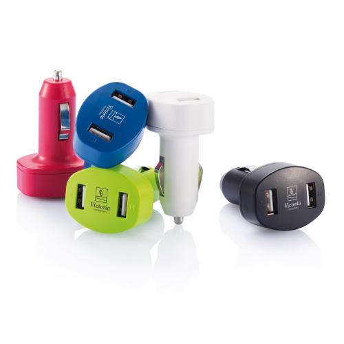 Зарядное устройство для автомобиля с 2 USB-портами; - купить необычные сувениры в Воронеже