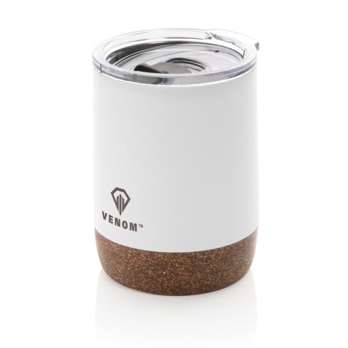 Вакуумная термокружка Cork из переработанной нержавеющей стали RCS; - купить именные сувениры в Воронеже
